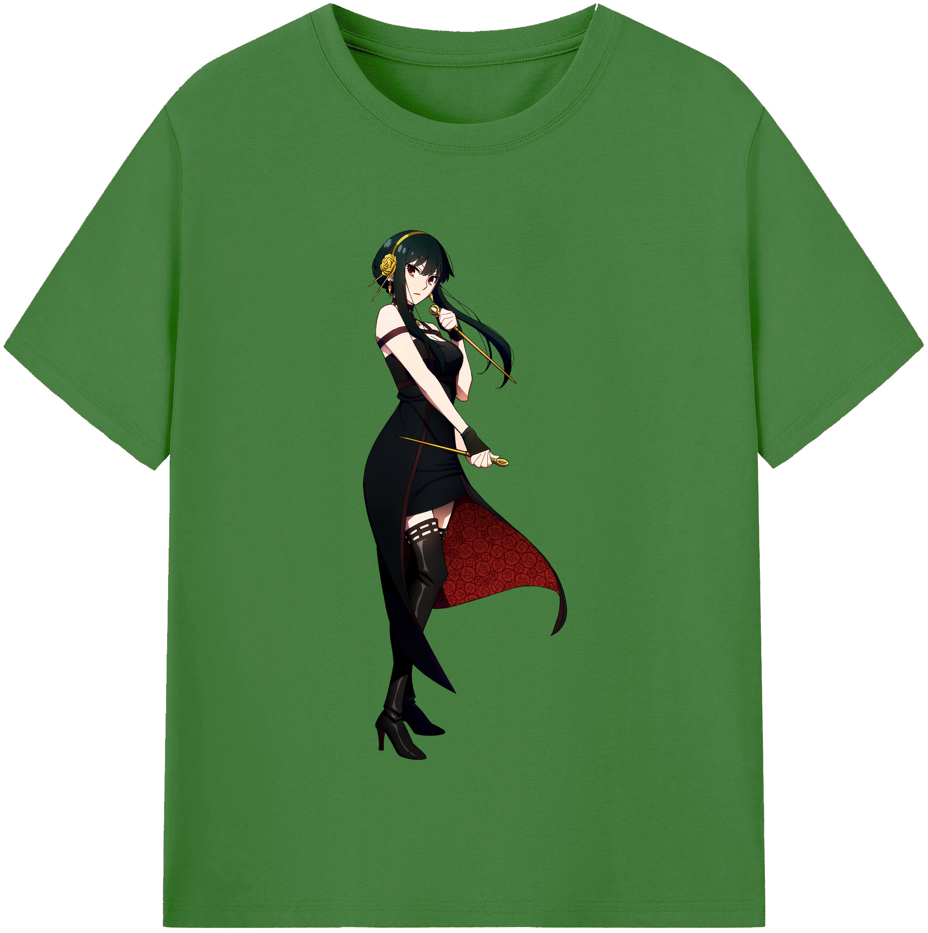 （画像用） SPY×FAMILY间谍家家酒 レディースカジュアルプリントTシャツ（綿100％）